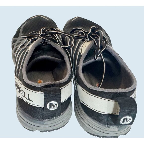 MERRELL Black Grey Lightweight Performance Sneaker Size 8.5 - Picture 4 of 7
